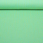 Økologisk Jacquard Jersey - Vælg din Vibe Moody Knit Turkis