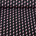 Bio Musselin Glatt - Hamburger Liebe Choose your Vibe Power Schwarz-0