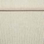 Leinen - Cotton Streifen Sand