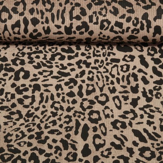 Cord - Stretch Leo Taupe