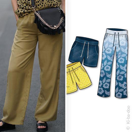 Mix&Match - Basic Sommer Hose - Schnittmuster eBook