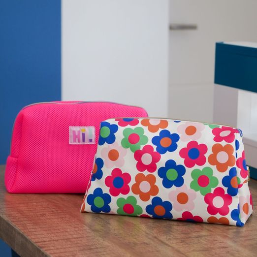 Trousse de toilette simili avec tutoriel vidéo *Sac Star*