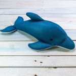 Nähset Wassertier Delphin - jeansblau