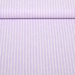 Leinen - Cotton Streifen Flieder