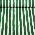 Outdoorstoff - Teflonbeschichtet Gemalte Streifen Grün-0