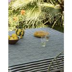 Outdoorstoff - Teflonbeschichtet Gemalte Streifen Grün-1