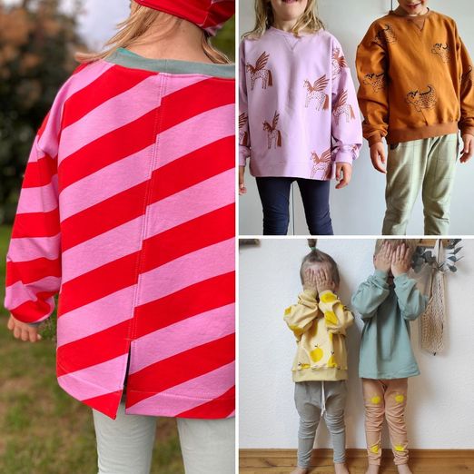 Kinderpulli - #guteFreundeSweater Mini - Schnittmuster eBook