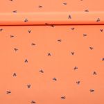 Tissu short de bain recyclé - Homards Orange
