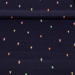 Tissu short de bain recyclé - Glace Bleu marine foncé