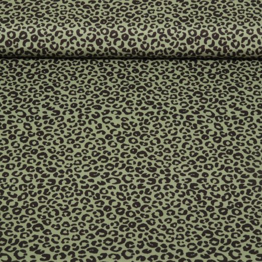 Badeshorts Stoff - Leo Olive Recycelt