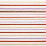 Økologisk jersey - Just Stripes Multicolour Purple