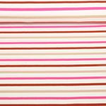 Økologisk jersey - Just Stripes Multicolour Pink