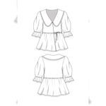 Bluse - The Daphne Blouse - Schnittmuster eBook-1