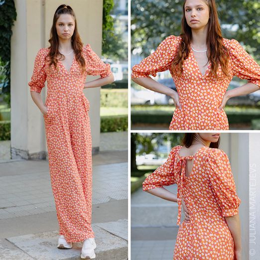 Jumpsuit - The Jolene Jumpsuit - Schnittmuster eBook