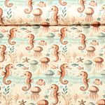 Jersey - Digitaldruck Sea Life Kleines Seepferd Multicolor