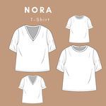 T-Shirt - NORA - Schnittmuster eBook-1
