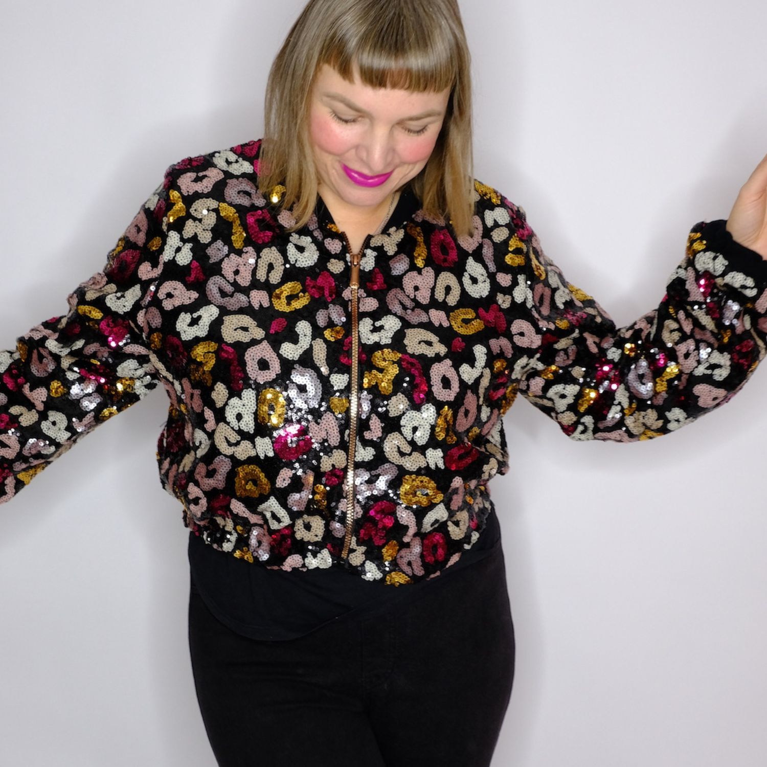 Paillettes - Léopard Noir Multicolore-2 Paillettes - Léopard Noir Multicolore-2