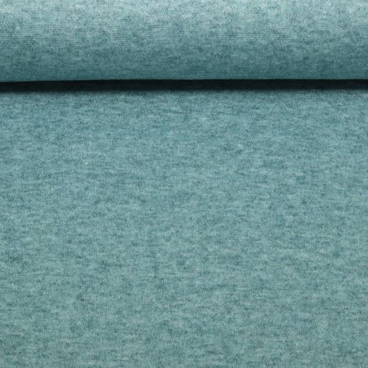 Strickjersey Rita - Petrol Melange Pastell
