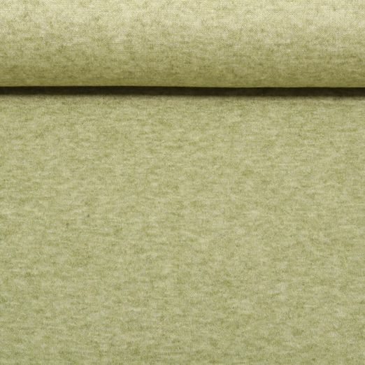 Strickjersey Rita - Khaki Melange Pastell