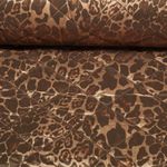 Gesteppter Jackenstoff - Quilt Leo Quadrate Braun-0