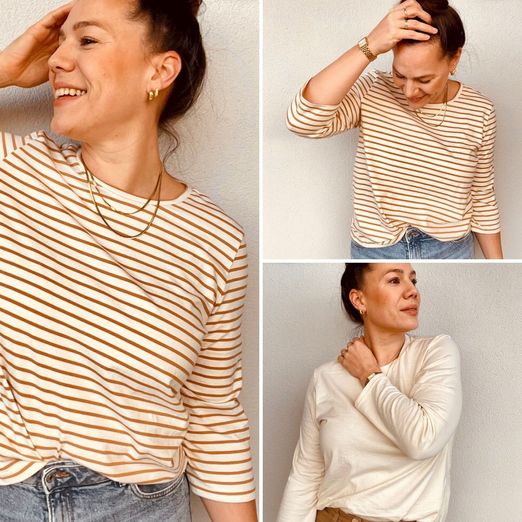 ÄRMELERWEITERUNG T-Shirt - NORA - Schnittmuster eBook