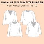 ÄRMELERWEITERUNG T-Shirt - NORA - Schnittmuster eBook-1