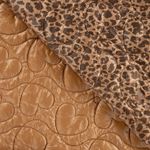 Gesteppter Jackenstoff - Quilt Leo Herzen Braun-1