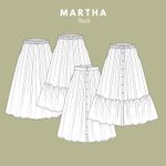 Rock - MARTHA - Schnittmuster eBook-1