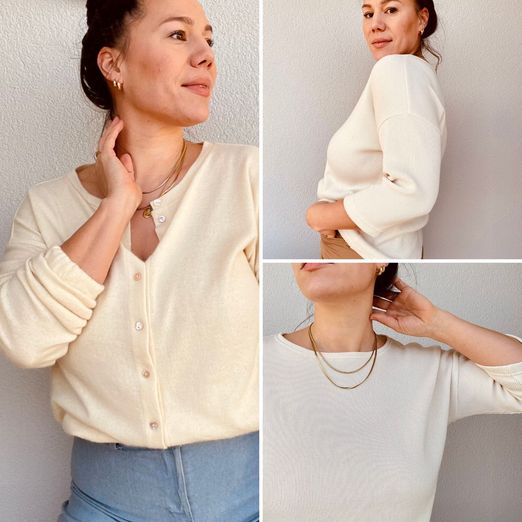 Shirt / Cardigan - PAULA - Schnittmuster eBook