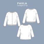 Shirt / Cardigan - PAULA - Schnittmuster eBook-1