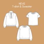T-Shirt / Sweater - NEVE - Schnittmuster eBook-1