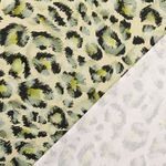 Jersey - Imprimé numérique Fantaisie Léopard Vert