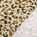 Jersey - Impression numérique Fantaisie Léopard Taupe