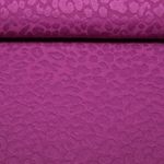 Jacquard Strickjersey - Ton-in-Ton Leo Muster Lila