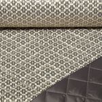 Gesteppter Jackenstoff - Quilt Retro Grau