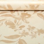 Scuba - Impression sur film Feuilles Beige