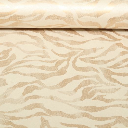 Scuba - Foliendruck Zebra Beige