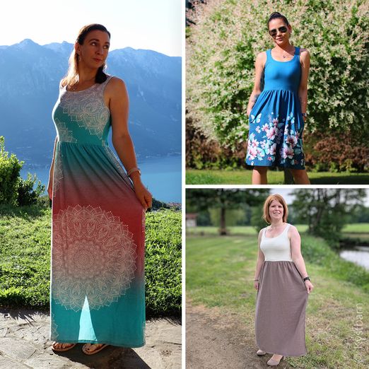 Sommerkleid - Solälva - Schnittmuster eBook