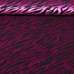 Stretchsamt - Ausbrenner Lila