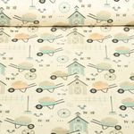 Jersey - Impression digitale Ferme Beige