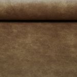 Polsterstoff Bizon - Lederoptik Uni Helles Braun-0