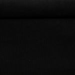 Velours côtelé large stretch Jeannot - Uni Noir-0