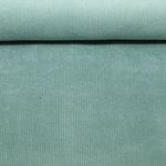 Velours côtelé large stretch Jeannot - Uni Vert menthe-0