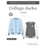 Collegejacke Damen - Papierschnittmuster-0