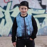 Collegejacke Kinder - Papierschnittmuster-1