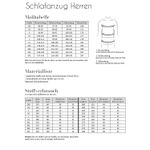 Pyjama - Schlafanzug Herren - Papierschnittmuster-1