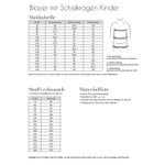 Blazer mit Schalkragen Kinder - Papierschnittmuster-1