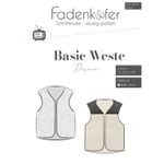 Basic-Weste Damen - Papierschnittmuster-0