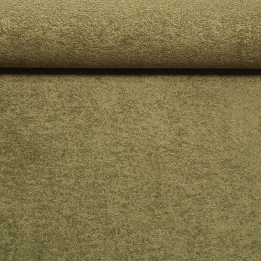 Tissu ameublement Freya - Uni Vert olive