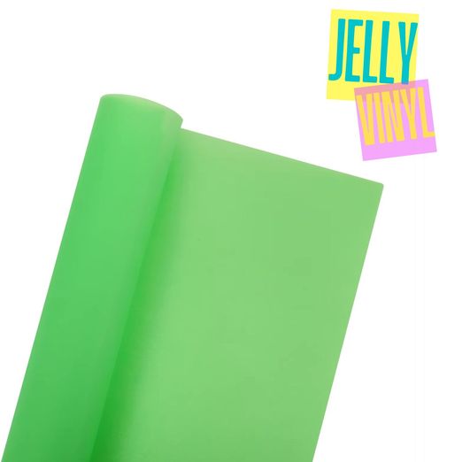 Jelly Vinyl - 30 x 135cm - grün